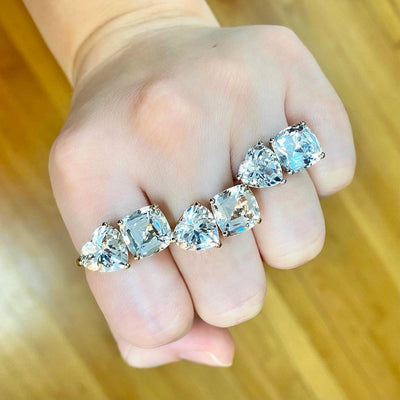 White topaz any sparkling? please post your rings